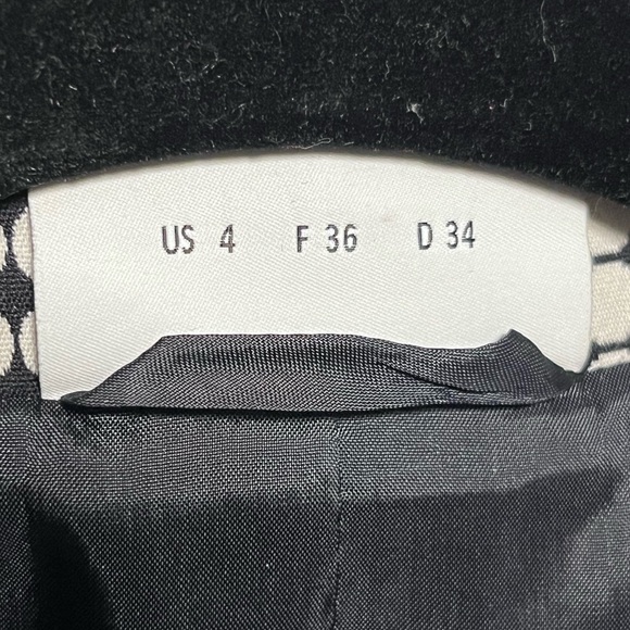 Akris Punto Black & White Sz 4 Office Career Polka Dot Blazer - Picture 9 of 16